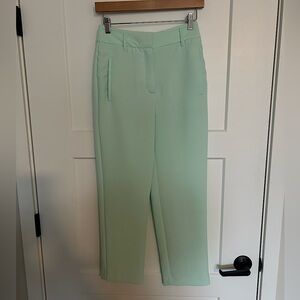 Aritzia Wilfred Tie-Front Pant Size 2 Subtle Mint